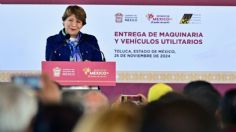 Delfina Gómez entrega maquinaria para bacheo y reencarpetado; histórica inversión de 67 mdp para mantenimiento de avenidas y caminos