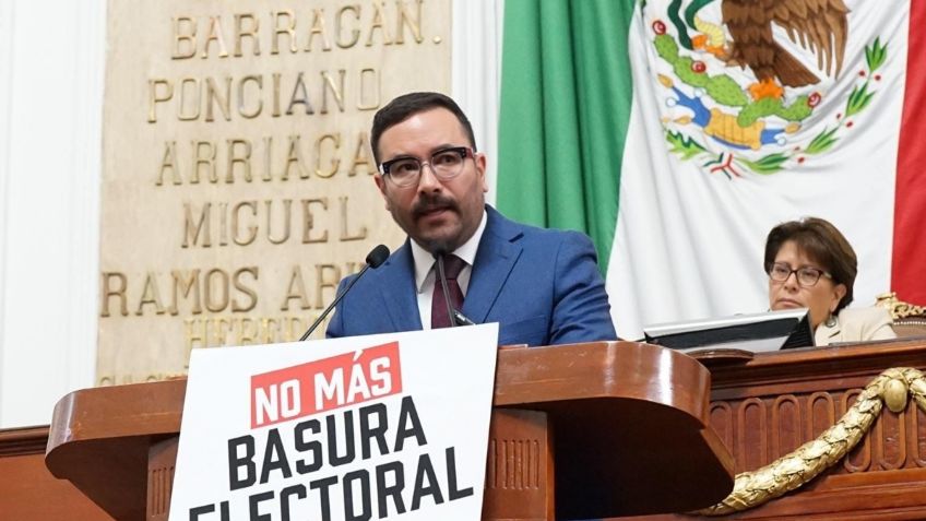 Víctor Hugo Romo presenta la "Ley de anti basura electoral”