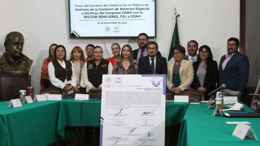 Firman convenio interinstitucional en contra de la violencia de Género en CDMX