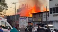 Reportan incendio en un salón de fiestas en Nezahualcóyotl