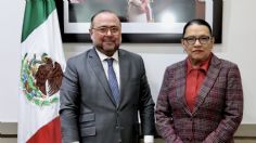 Rosa Icela Rodríguez se reúne con el presidente del TFJA y se comprometen a fortalecer la impartición de justicia