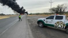 VIDEO: camión cisterna con combustible se quema en medio de la carretera internacional México