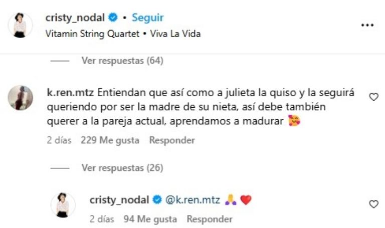 cristy nodal mensaje cazzu angela aguilar