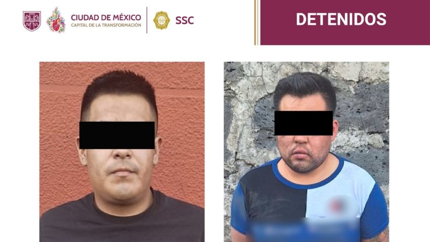 SSC-CDMX detiene a dos hombres relacionados con el robo de una motocicleta en Coyoacán