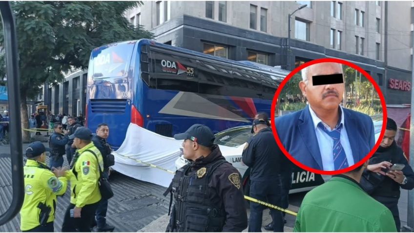 Detienen a chofer de autobús que mató a hombre en patín eléctrico frente a Bellas Artes