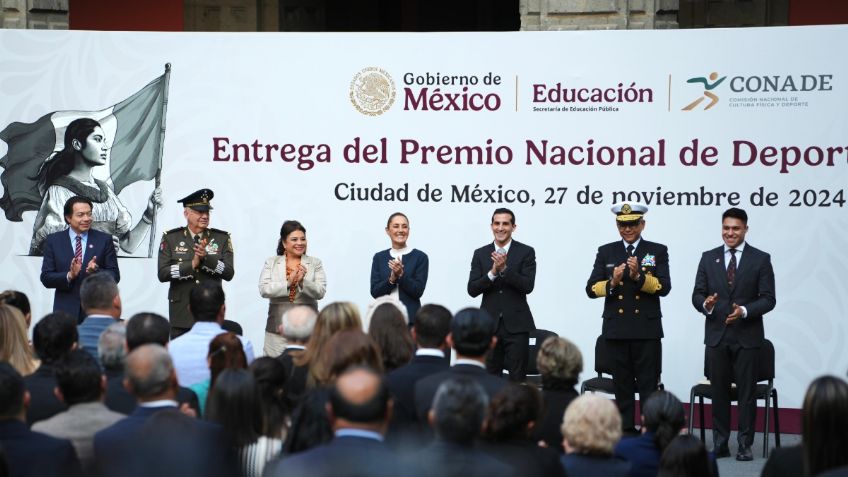 Claudia Sheinbaum entrega del Premio Nacional de Deportes 2024