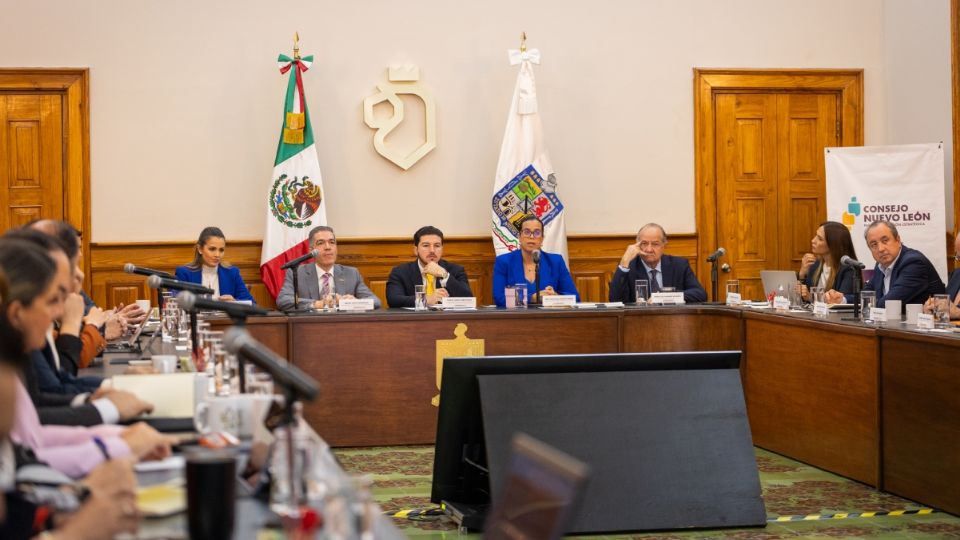 El gobernador Samuel Alejandro García Sepúlveda encabezó la XI Sesión Ordinaria del Consejo Nuevo León para la Planeación Estratégica.   