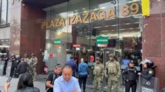 Operativo en Plaza Izazaga 89 por presunta piratería deja intensa movilización policiaca