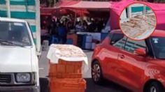 Video revela condiciones insalubres en puestos de comida de tianguis en Iztacalco, CDMX