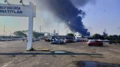 Registran incendio en refinería Lázaro Cárdenas de Minatitlán