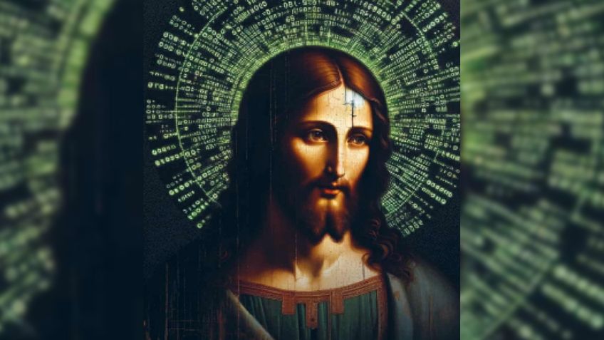 Instalan polémica “versión” de Jesucristo hecha con Inteligencia Artificial