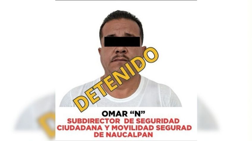 Vinculan a proceso a Omar "N", exmando policiaco de Naucalpan detenido en "Operativo Enjambre"