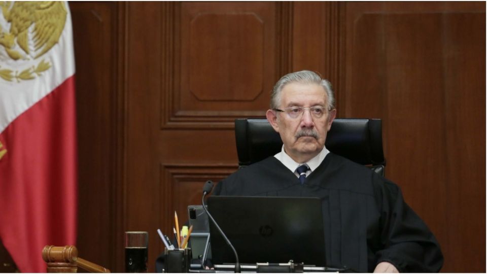 Luis María Aguilar encabezando una sesión en la Suprema Corte de Justicia de la Nación (SCJN)