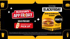 ¡BlackFriday en la app de McDonald’s! Consigue HOY una Hamburguesa con Queso GRATIS y disfruta de más ofertas este fin de semana