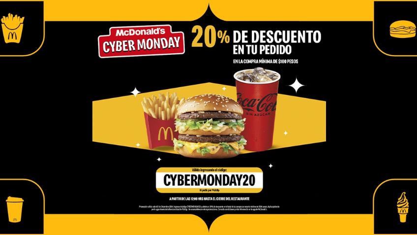 ¡Celebra App Friday y Cyber Monday con la app de McDonald's! Ofertas exclusivas y deliciosas sorpresas te esperan