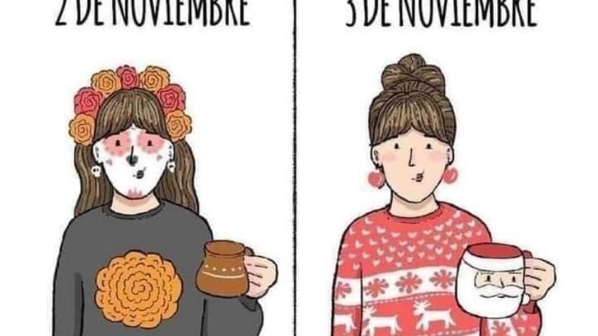 ¡Adiós día de Muertos, hola Navidad! Estos son los mejores memes