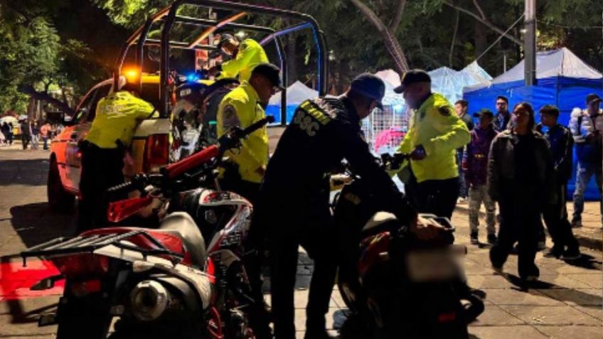 Remiten al corralón a 177 motocicletas que participaron en ”Rodadas del Terror”