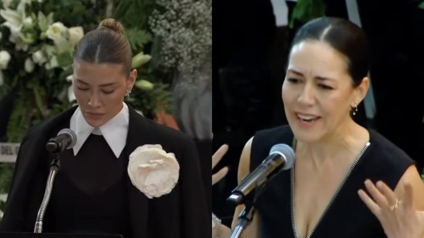 "¡Viva la gran diva!": Michelle y Stephanie Salas dan emotivo discurso en homenaje a Silvia Pinal