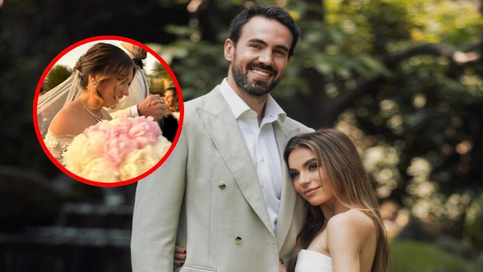 La hija de Angelica Rivera por fin se casó por la iglesia y mostró un increíble ramo de flores