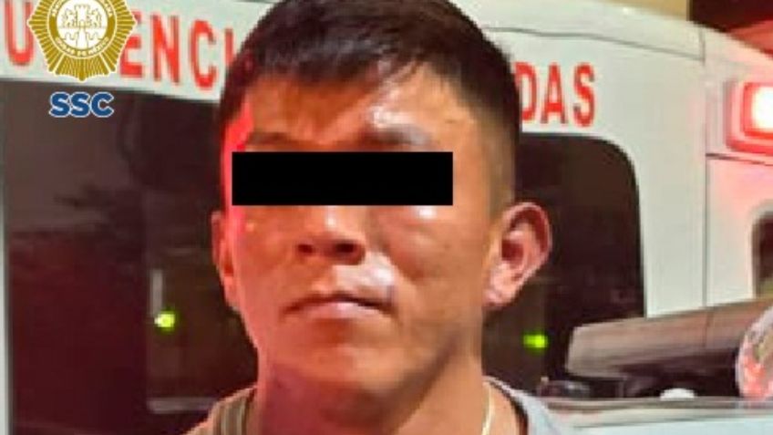 Policías de la SSC-CDMX detienen a un hombre tras asaltar a una mujer en Iztacalco