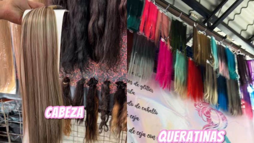 Las extensiones de cabello más virales de TikTok y con los precios más baratos se encuentran en el Barrio Bravo de Tepito