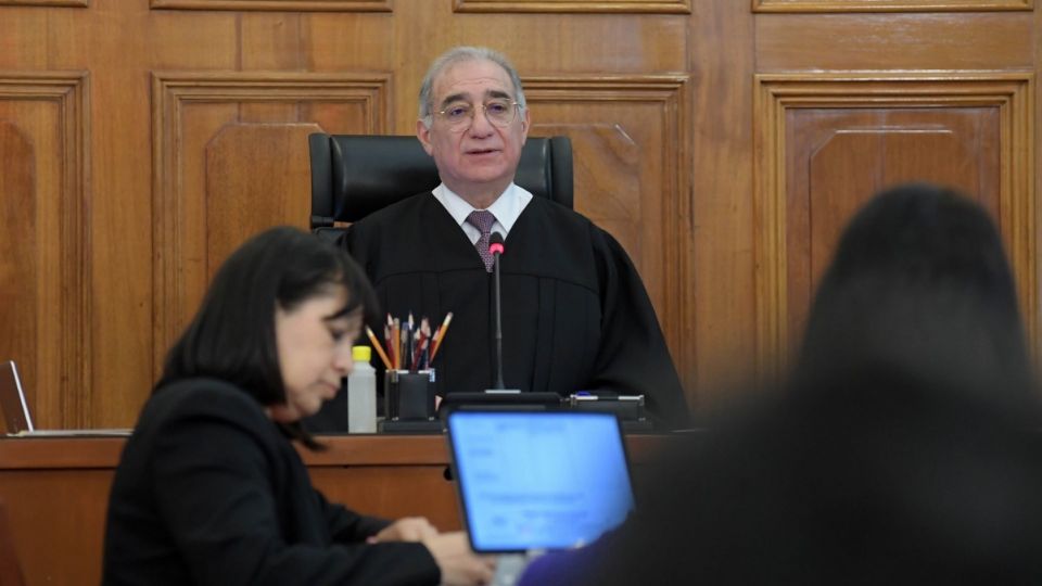 El ministro Alberto Pérez Dayán en la Segunda Sala de la Suprema Corte de Justicia de la Nación.