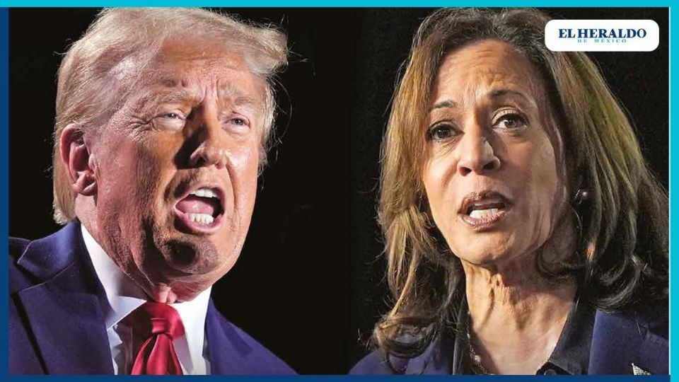 Las primeras proyecciones daban ventaja al republicano sobre la demócrata Kamala Harris