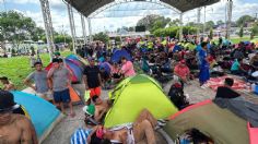 Avanzan caravanas migrantes por Chiapas para llegar a Estados Unidos