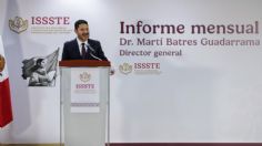 Martí Batres rinde su primer informe mensual ante personal del Issste; destaca apoyo al derechohabiente