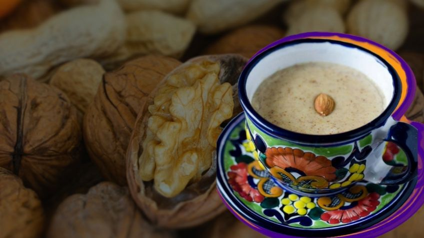 Receta: atole de nuez, así de fácil lo puedes preparar en 20 minutos