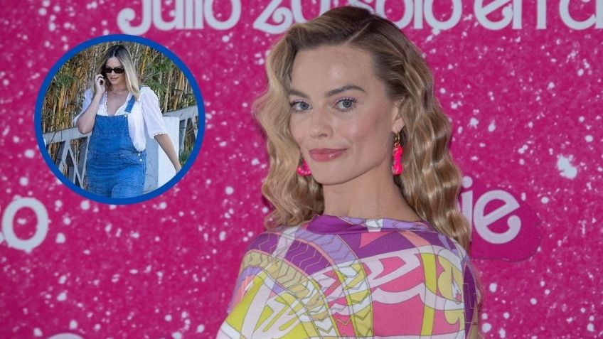 Margot Robbie se luce con su primer look después del nacimiento de su bebé, la clave está en la comodidad