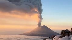 Tiktoker logra capturar la cima del volcán Popocatépetl desde el Iztaccíhuatl | VIDEO