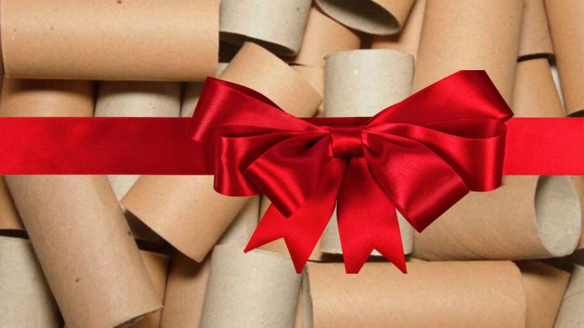 DIY: aprende a reciclar los rollos de papel higiénico para decorar tus regalos