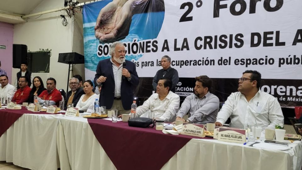 Juan Hugo de la Rosa dijo que desde el Congreso de la Unión es una prioridad emitir una Ley General del Agua