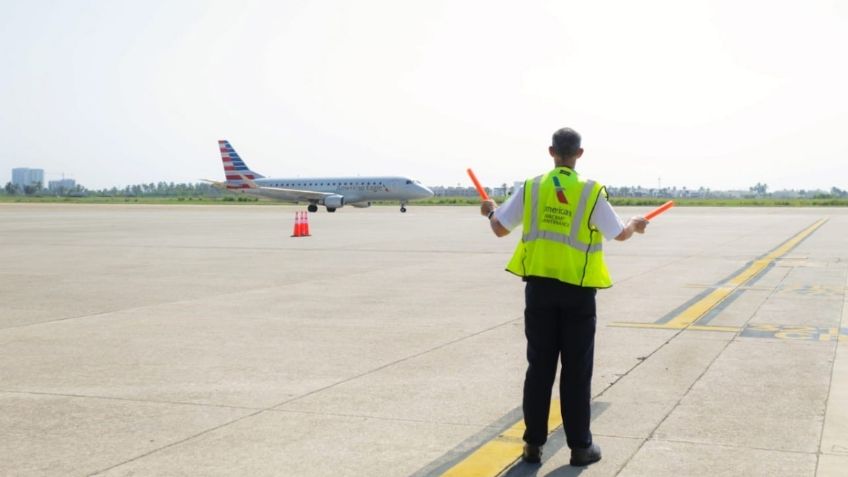 Se fortalece la conectividad aérea en Guerrero llega el primer vuelo internacional de la temporada invernal desde Dallas