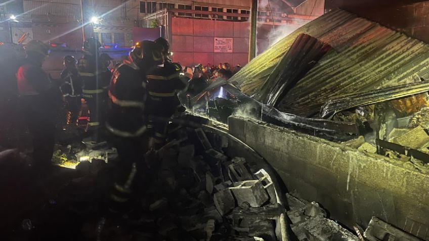 Un incendio en bodega de la Central de Abasto deja dos muertos