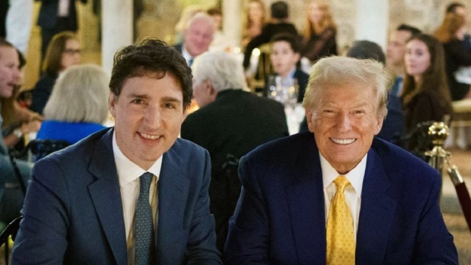 Surte efecto amenaza arancelaria de Trump; acuerda con Trudeau plan contra fentanilo