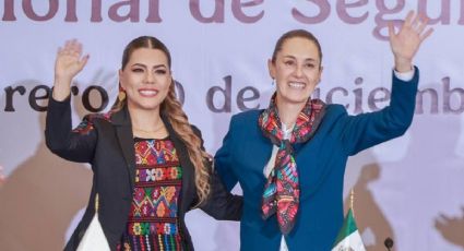 Claudia Sheinbaum reconoce a Evelyn Salgado por resultados al frente de Guerrero