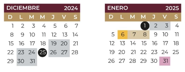 calendario sep