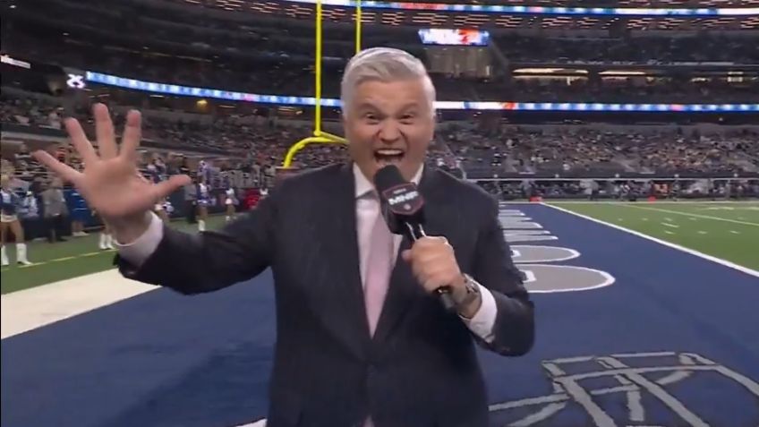 Así fue la celebración de John Sutcliffe y su 300 Monday Night Football | VIDEO