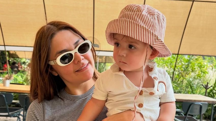 Yuridia presume el talento vocal de su hijo pequeño que solo tiene 1 año: VIDEO