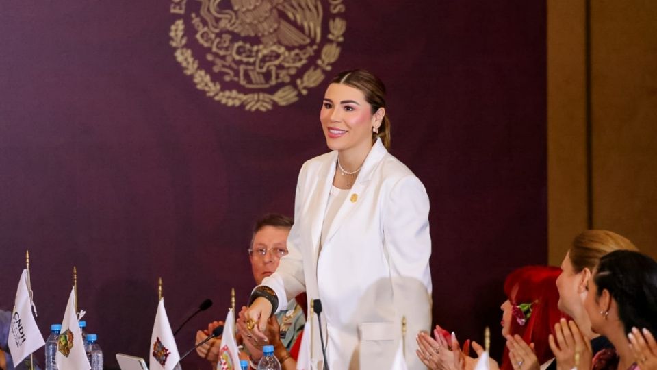 En su intervención, expresó su agradecimiento a la presidenta de México, Claudia Sheinbaum Pardo