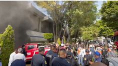 Se registra fuerte incendio en gimnasio de la alcaldía Benito Juárez, bomberos se movilizan