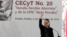 Claudia Sheinbaum garantiza derecho a educación, inauguran IPN en Puebla