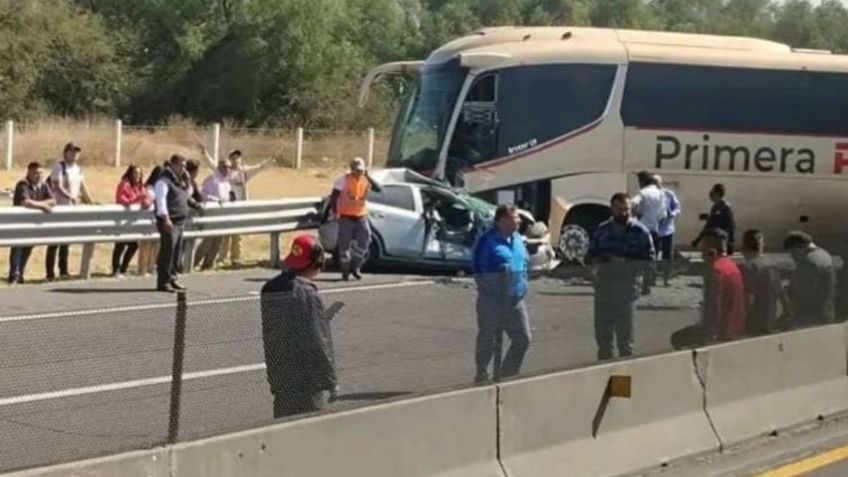 Choque múltiple en el Circuito Exterior Mexiquense deja varias personas heridas y provoca caos vial