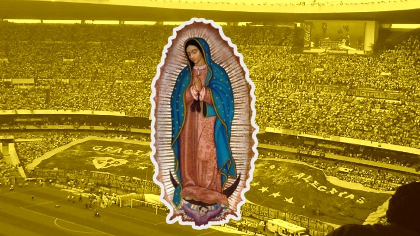 La Virgen de Guadalupe en el Estadio Azteca que fue bendecida por Juan Pablo II, ¿hace milagros a los jugadores?