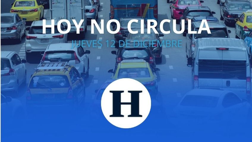 Hoy No Circula: ¿qué autos descansan este JUEVES 12 de diciembre de 2024 en CDMX y EDOMEX?