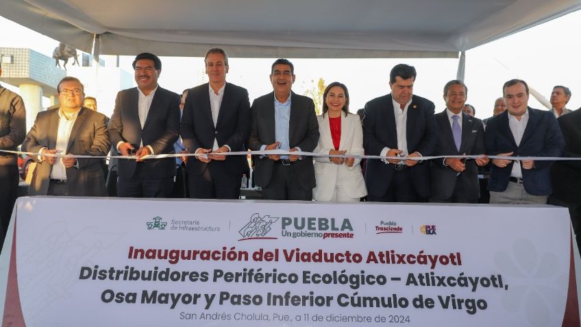 Con entrega de "Viaducto Atlixcáyotl", Gobierno de Puebla mejora la conectividad en la zona metropolitana