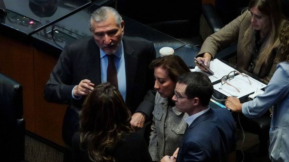 Adán Augusto López, líder de la bancada morenista en el Senado