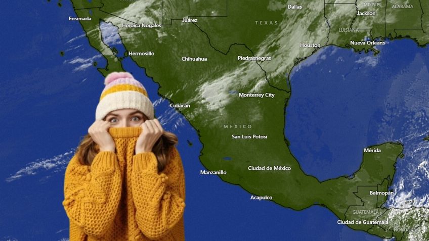 En esta fecha llega el Frente Frío 15 a México con temperaturas de -13 grados